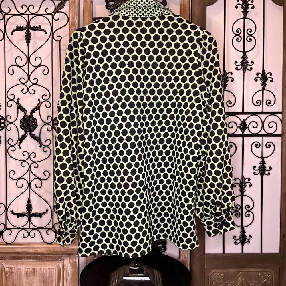 Eva Franco unique button up top in a size 8 - no material tag / likely a sample - Picture 6 of 14